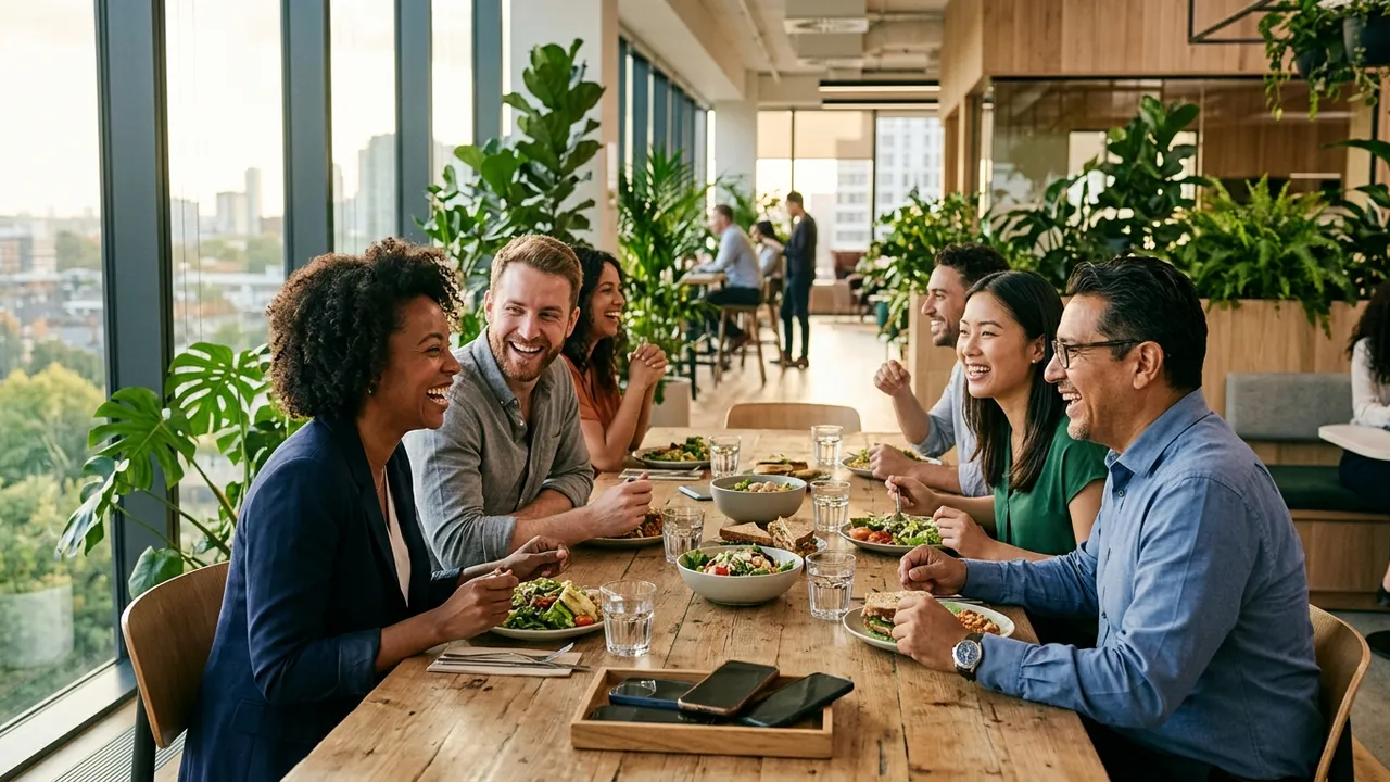 Mobilfri frokostpause: En rigtig pause, ikke en skærm